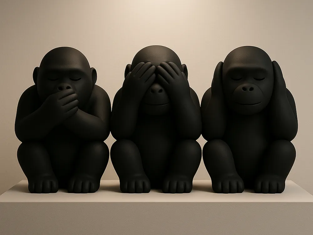 Drei Weise Affen aus PETG